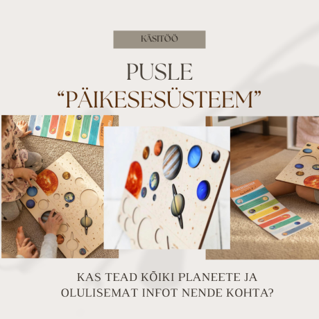 Päikesesüsteem, Planeetide pusle - käsitöö
